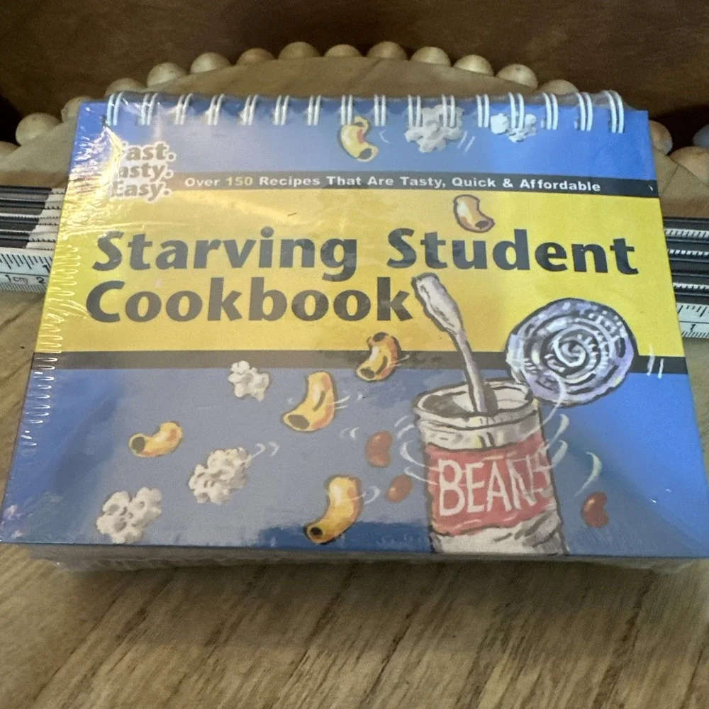 Starving Student-casual, Entertaining Cookbook Vintage 5.5